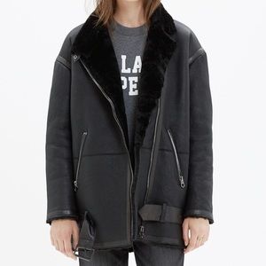 Madewell - Genuine Shearling Bassline Coat - XS